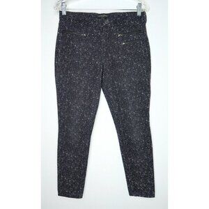 Banana Republic Pants Sloan Fit Slim Ankle Womens Size 4 Black Herringbone